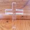 Natural Clear Quartz Crystal Cross For Christian