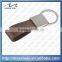 blank novely customized metal red color leather key chain