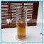double wall borosilicate clear glass tea&water bottle