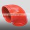 FM UL CE approved Ductile Iron grooved Pipe fitting and Couplings joint
