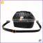 korean woven black small bucket bag woman hand bag online shoulder bag