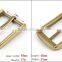 40mm polishing solid brass pin belt buckle shiny coating belt buckle