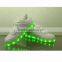 PU Fashion led light running shoes light and soft for men and women kids runners cheap price