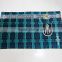 100% cotton velour printed scottish plaid beach towel plaid printed scottish beach towel