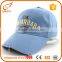 Wholesale new style worn-out 3D embroidery 6 panel fitted baseball cap