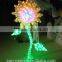 3D Sunflower Christmas led motif/new year motif light and decor
