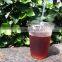 PET Clear Disposable Plastic Iced Tea Cup With Lids China Manufacturer