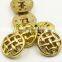 plating abs shank button with golden effective