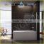Simple pivot handle bath tub shower door EX-202