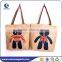 Newest funny style children jute bag