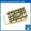 Factory produce cheap gold silver finish western belt buckle