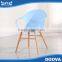 New design wood legs living room PP chair
