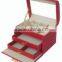 Creative best selling man-made leather jewelry box