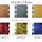 Top Quality Glass And Resin Mixed Strips Mosaic for Backsplash And Wall in Kitchen