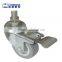 3'' Plastic core pvc caster wheel, small trolley casters