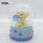 Mini bear for wedding souvenir crystal snow water ball