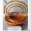 Wholesale many color wicker basket with handles arts and crafts