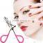 Delicate Lady Women Eyelash Curler Lash Curler Nature Curl Style Cute Curl Eyelash Curlers-Silver Pink Color Beauty Tools