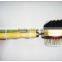 square pet dog brush, wooden handle pet comb brush