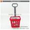 Plastic shopping car toys trolley set for kids