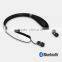 Long play time bluetooth retractable earphones with mic