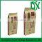Small size side gusset kraft paper foil lined coffee bag with valve 50g 100g