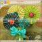 Party Decoration hanging lovely round DIY paper fans rosettes