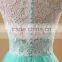 New Arrival lace teal bridesmaid dresses 2015 made in china AEW0196