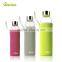 2014 New Fashion Sport Sports Glass Drinking Water Bottle with BPA Free