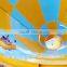 2016 new products fiberglass big water slides