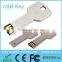 Hot Sale Free Sample key usb enclosures usb flash drive enclosures for Promotional Gift