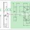 New Zinc Alloy Metal Casing Locker lock