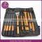 17-Piece Stainless-Steel Barbecue Set with Storage Case