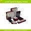 New design plastic jewelry box flocking costom handmade velvet jewelry gift packaging,colorful wedding velvet jewelry box