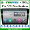 Funwin Android 4.4.2 car stereo 2 din for vw NEW SANTANA navigation system radio gps 1080p 2013 2014 2015