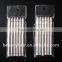 Fashion 12 Pcs Hair Extension Hook Pulling Tool Needle Threader Micro Rings Beads Loop Wooden Handle With Iron Wire Hotting