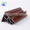 wood effect aluminium powder coatings profile aluminum extrusion profile