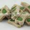 bulk dog food (dental pieces shaped double-heart)