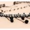 Wholesale vintage black velvet cord handmade choker knot necklace choker necklace pendant necklace