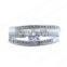 Man-made gemstone inlay 925 silver wonder women ring