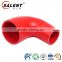 high temperature 22mm to 19mm Red 90 degree clear auto silicone reducer elbow hose