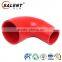 32mm>19mm(1-1/4''>3/4'')90 Degree Elbow Reducing Red Silicone Hose