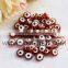 Wholesale Price 7*10mm Colorful Oblate Round Evil Eye Beads 11 Different Colors For Choose