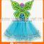 Good quality tutu skirt solid color factory directly girl's tutu with Butterfly wings