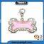 Wholesale Customized Logo Customized Shape Crystal Rhinestone Pet Dog ID Tag,Manufacturer