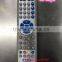Black+Silvery 36 keys Wide network set-top box remote control