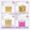 100ml square shape small mouth exquisite play girl perfume glass bottle