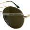 Best Selling Fashion Wholesale Custom Logo Printed Lenses Classic Elegant Circle Round Metal Sunglasses for Men