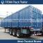 Cheap strong truck cargo semi trailers, enclosed box van semi trailer for sale