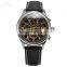 KS Mens Leather Band Analog Automatic Mechanical Fashion Watch